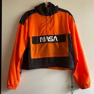 NASA Crop Top Hoodie